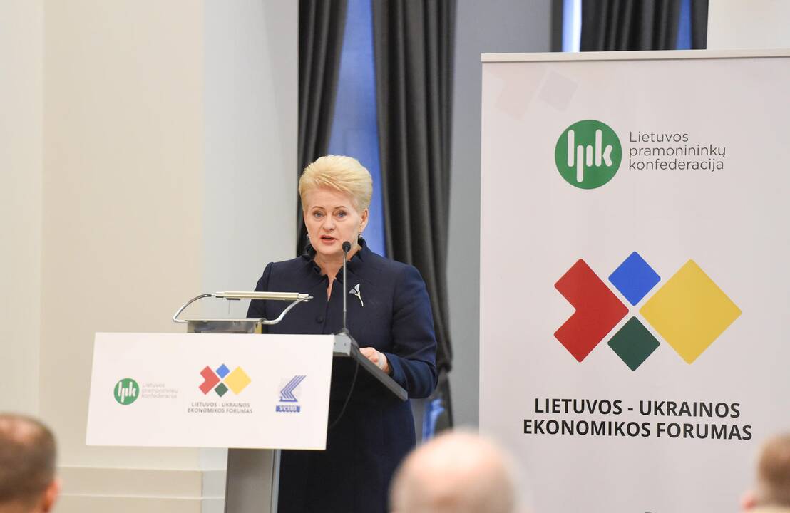 D. Grybauskaitė: Ukrainai būtina integruotis į Europos ir pasaulio rinkas