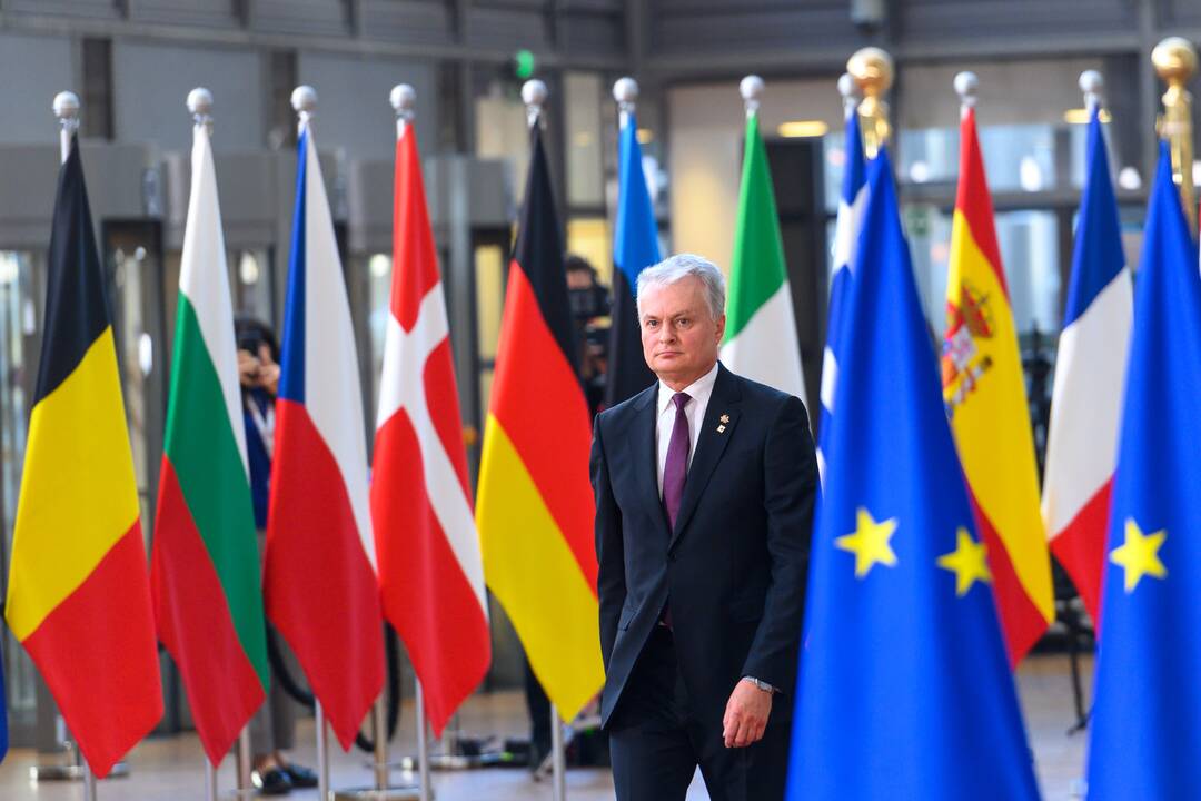 G. Nausėda dalyvauja Europos Vadovų Tarybos posėdyje
