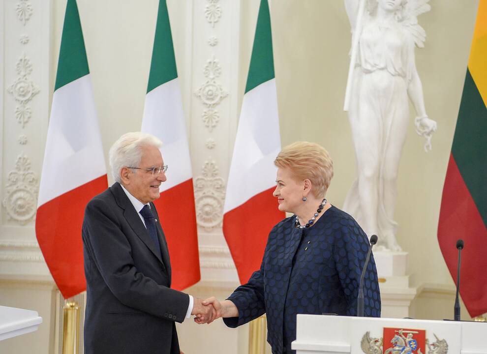 Lietuvoje vieši Italijos prezidentas