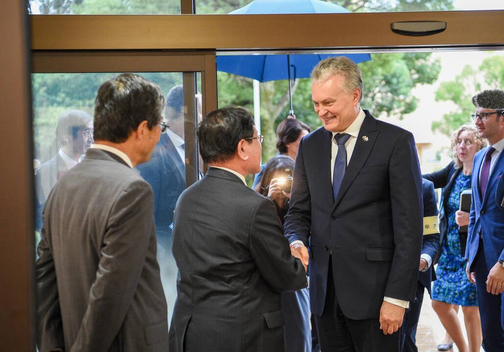 G. Nausėdai – Japonijos universiteto garbės daktaro laipsnis