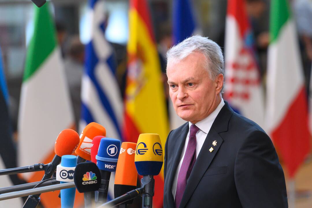 G. Nausėda dalyvauja Europos Vadovų Tarybos posėdyje