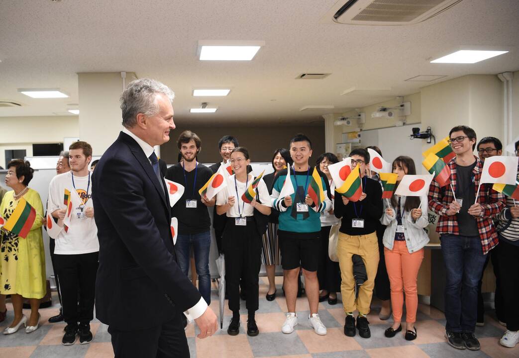 G. Nausėdai – Japonijos universiteto garbės daktaro laipsnis