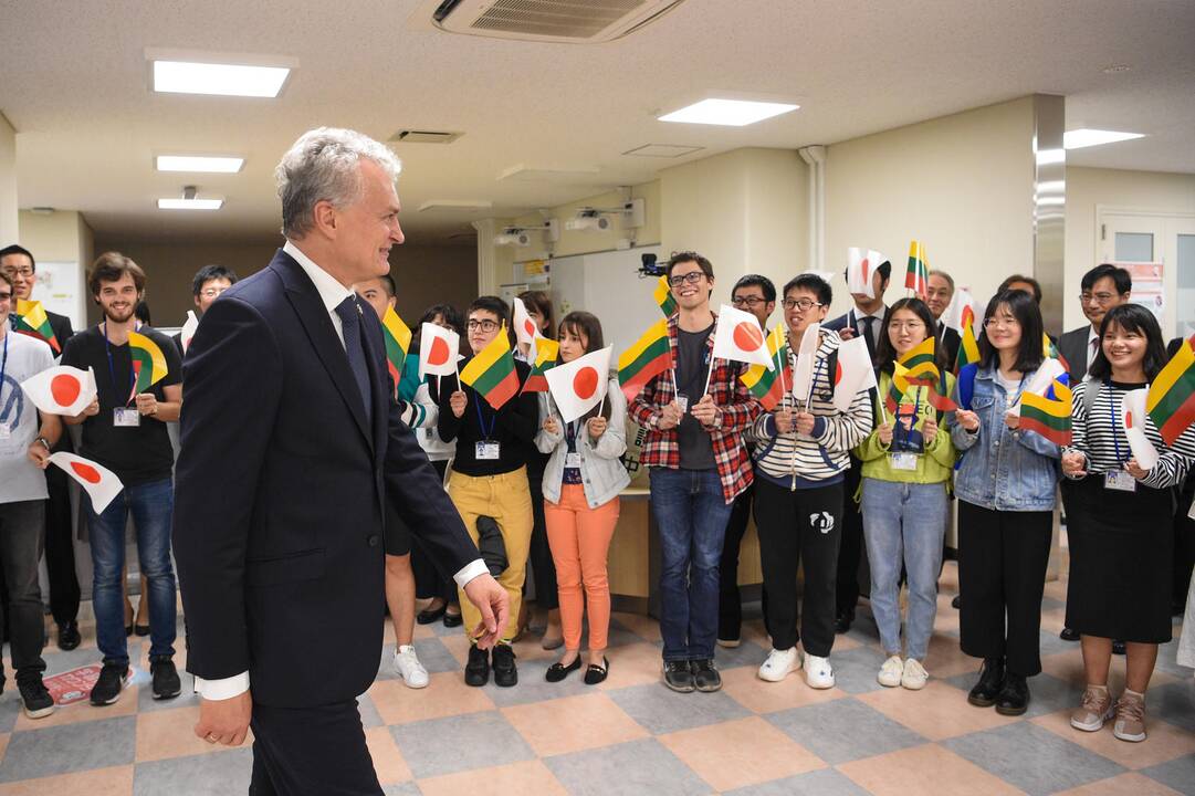 G. Nausėdai – Japonijos universiteto garbės daktaro laipsnis
