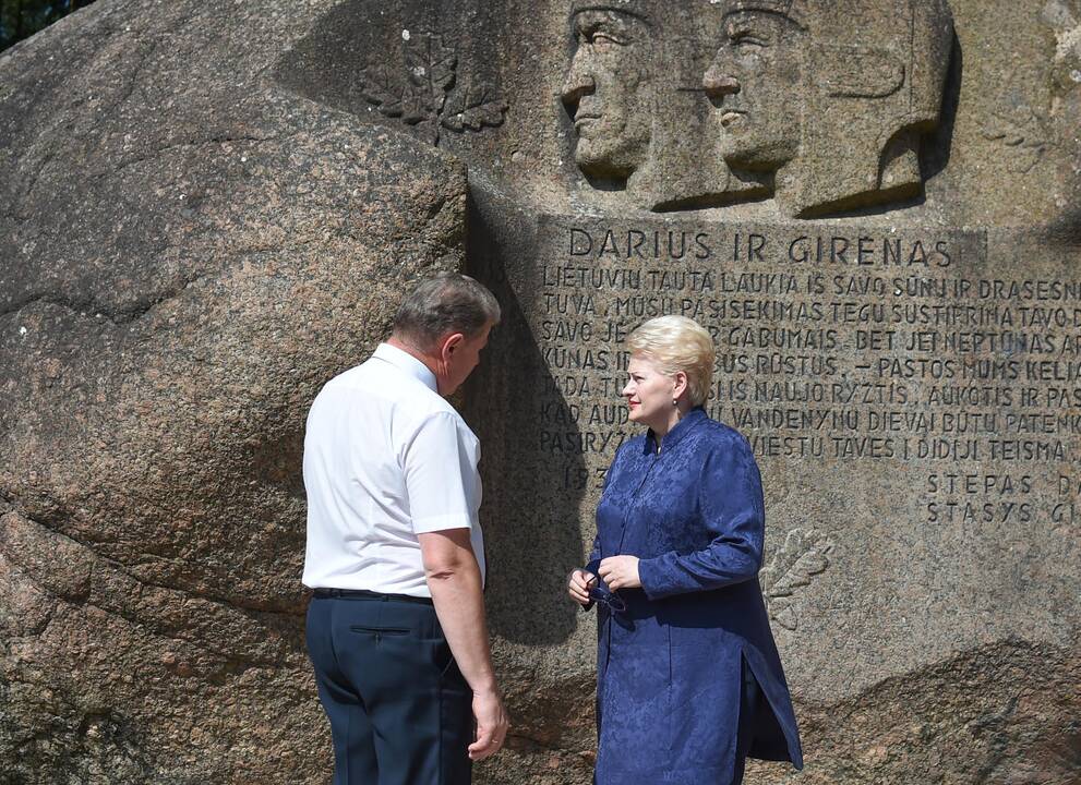 Prezidentė jau pasivaikščiojo Anykščių medžių viršūnėmis