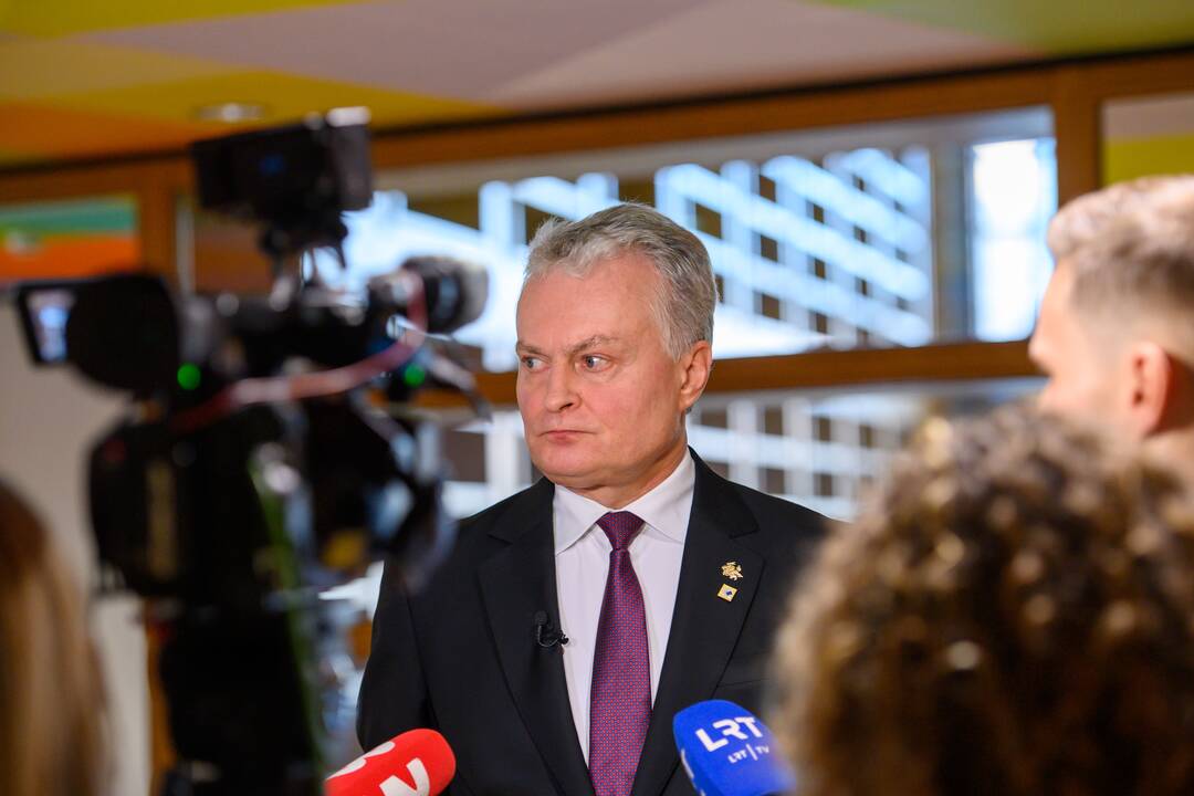 G. Nausėda dalyvauja Europos Vadovų Tarybos posėdyje
