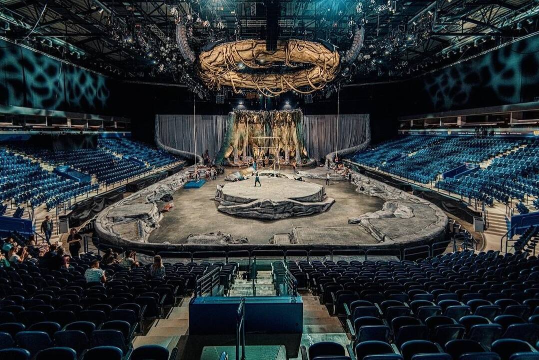 „Cirque du Soleil“ pasirodymo užkulisiai