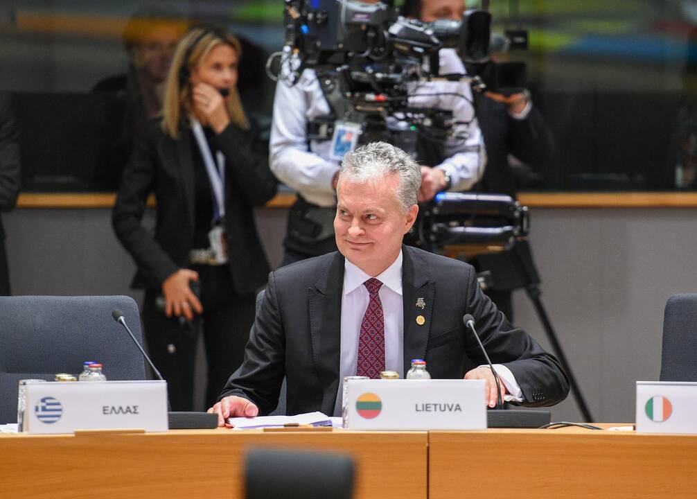 G. Nausėda – ES viršūnių susitikime