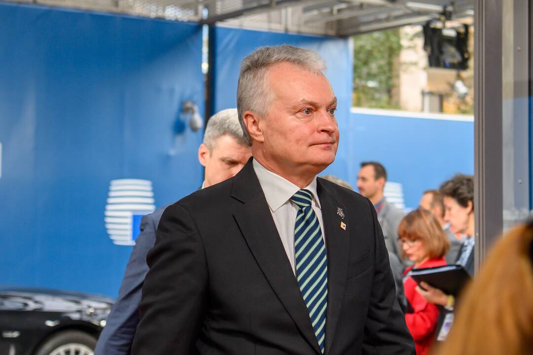 G. Nausėda dalyvauja Europos Vadovų Tarybos posėdyje