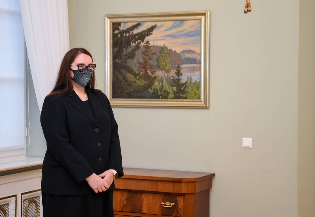 G. Nausėdos susitikimas su E. Dobrovolska