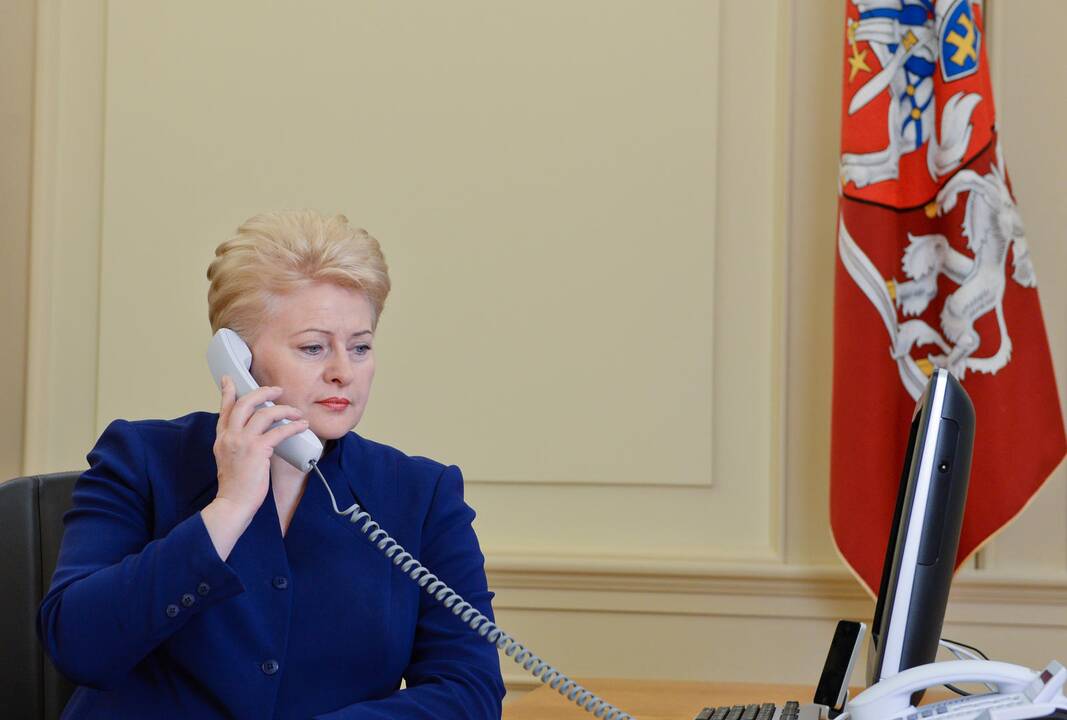 Prezidentė su Gruzijos vadovu aptarė narystės perspektyvas NATO ir ES