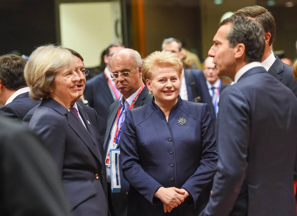 Prezidentė dalyvauja Europos Vadovų Tarybos posėdyje