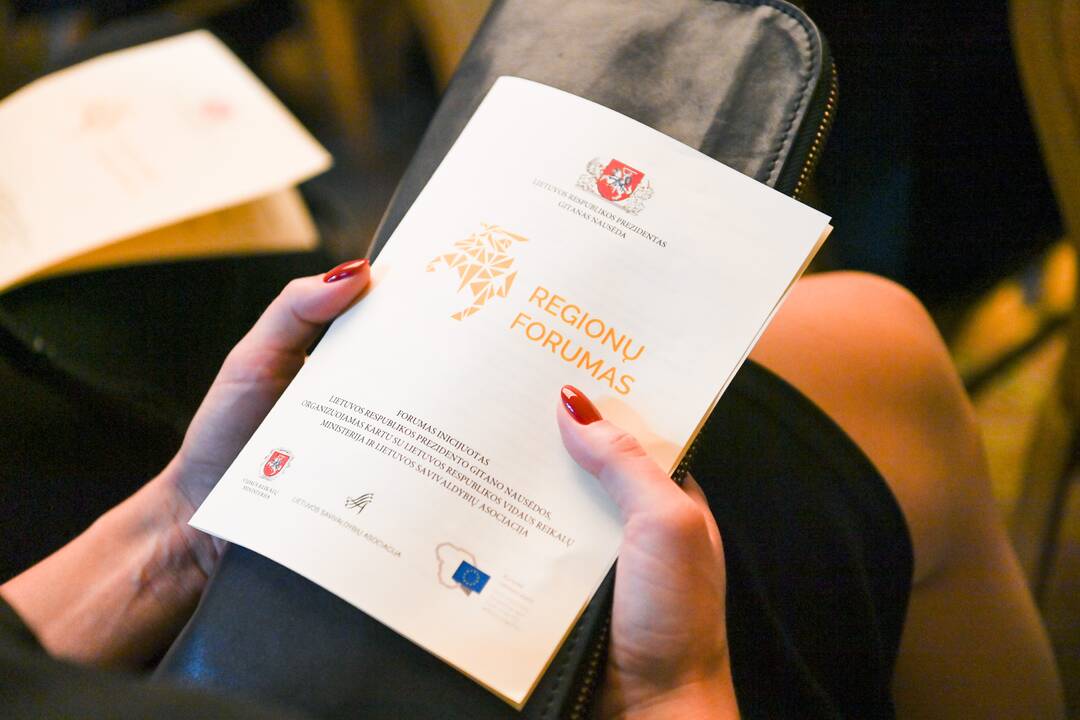 Prezidentas atidarė Regionų forumą