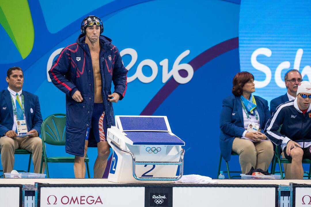 Plaukimo legenda M. Phelpsas Rio olimpiniame baseine