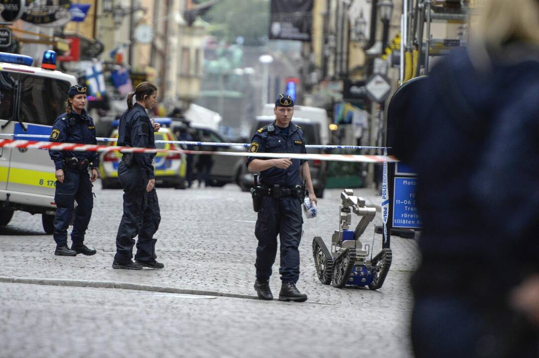Švedija: susisprogdinti ketinęs vyriškis pasidavė