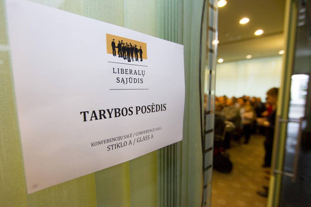 Liberalų valdyba spręs, ką daryti dėl neatitikimų renkant pirmininką