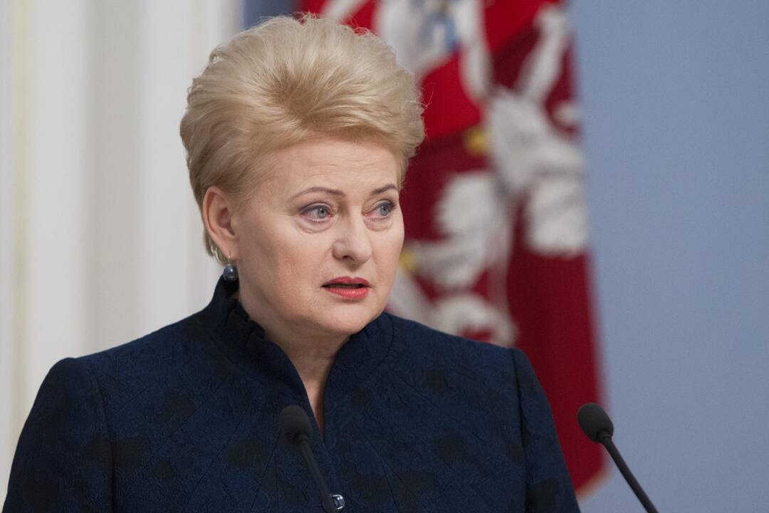 D. Grybauskaitė: alkoholio prieinamumą reikia mažinti