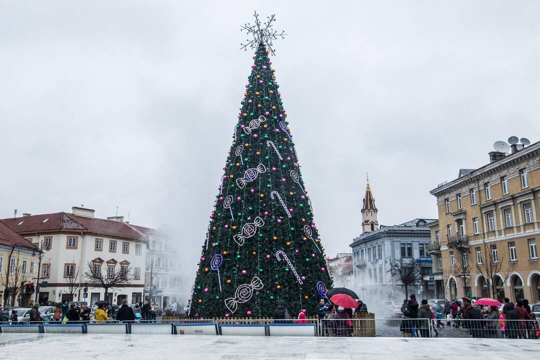 Naujuosius metus Vilnius pradeda be sniego