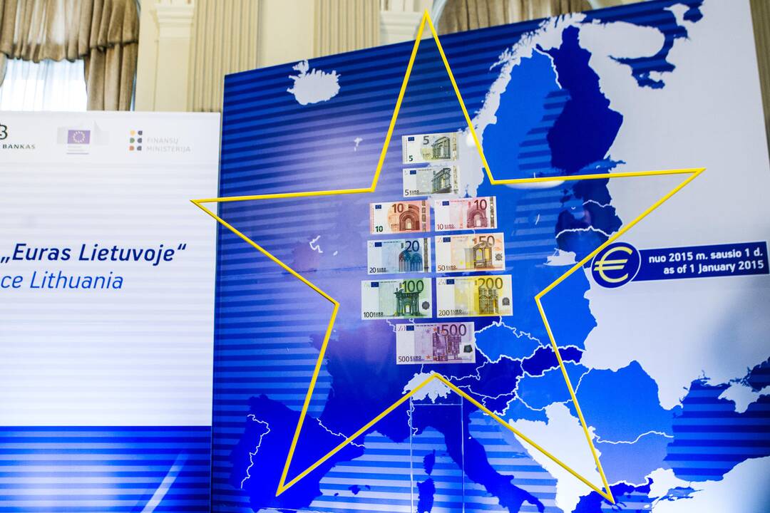 EK: Lietuvos pasirengimas euro įvedimui vyksta sėkmingai
