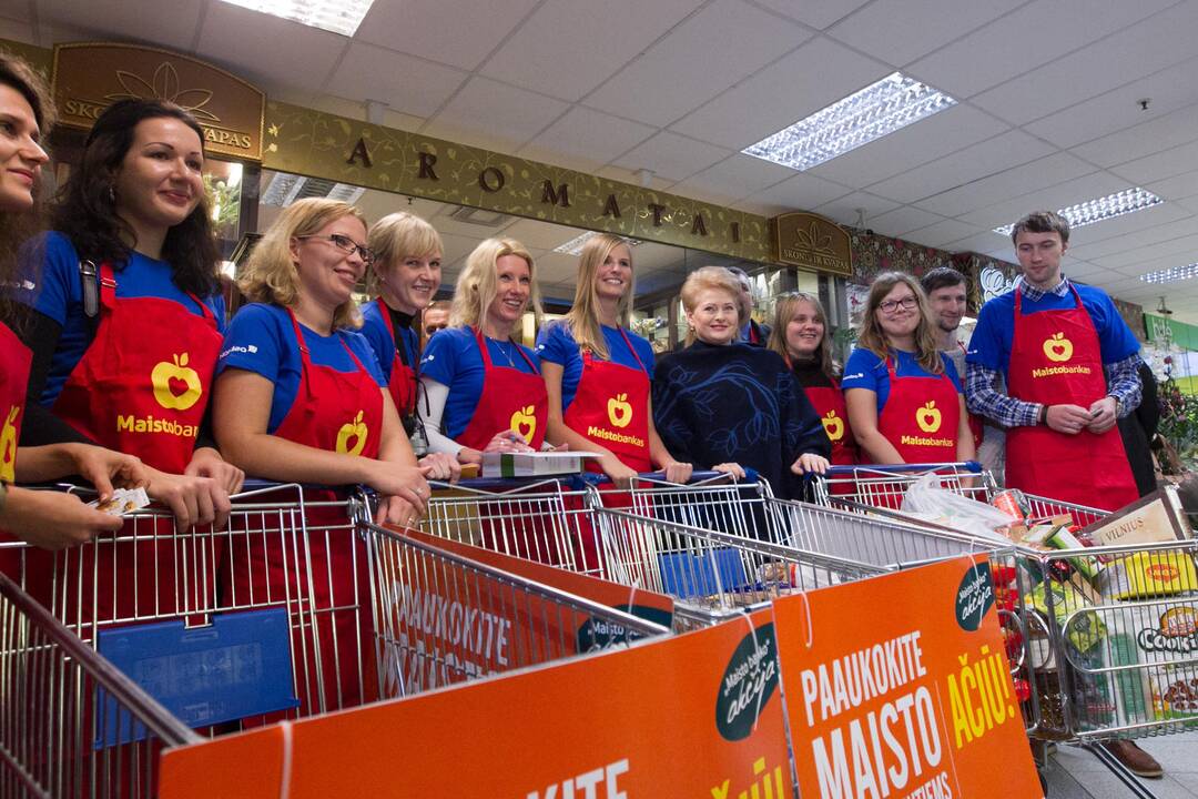 Aukoti kvies dvidešimtoji „Maisto banko“ akcija