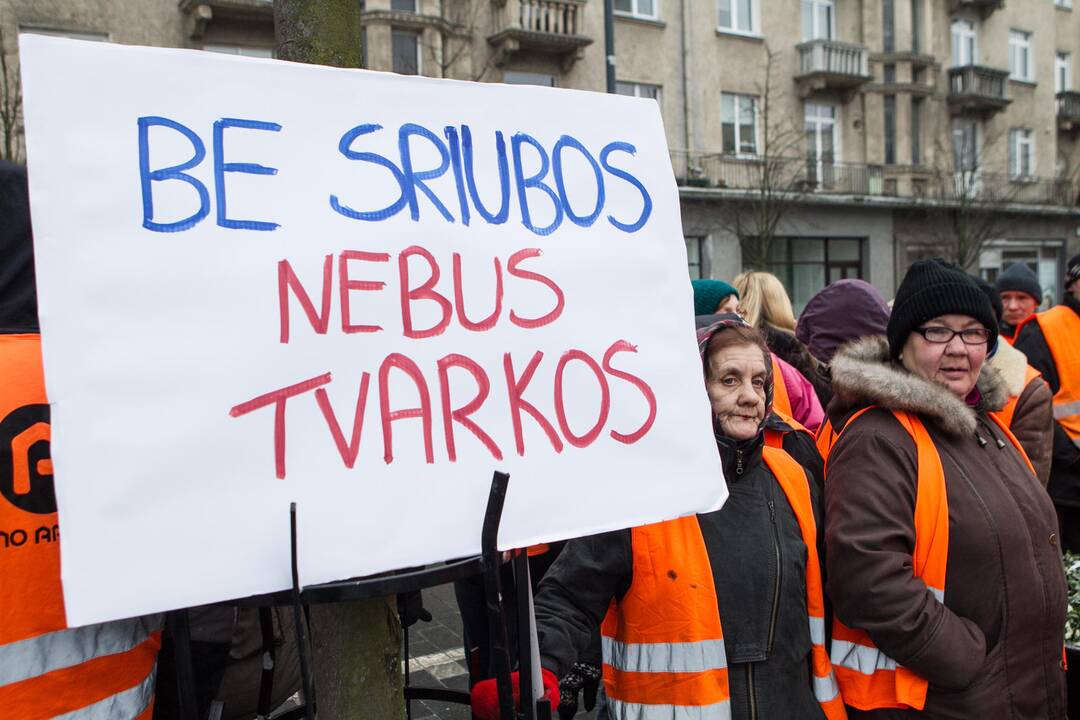 Vilniaus kiemsargiai grasina streiku