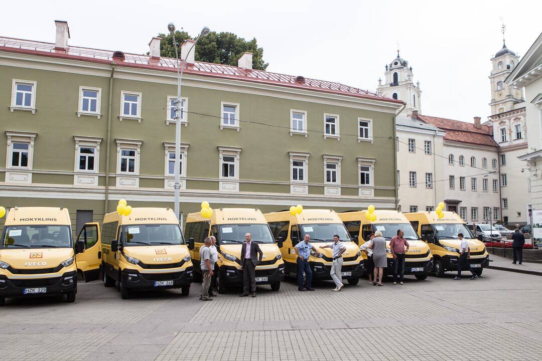 Mokyklas pasieks nauji autobusiukai