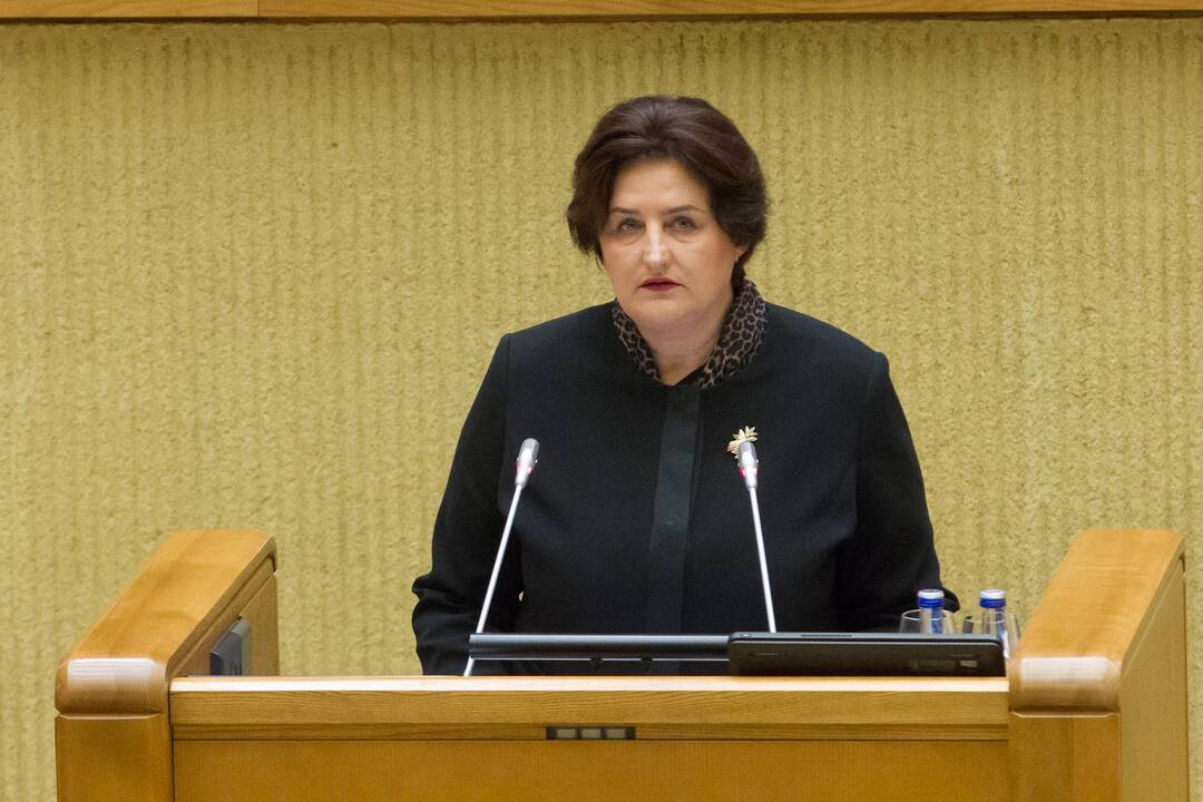 Seimo pirmininkė: nebuvo jokių teisėsaugos signalų dėl politikų korupcijos