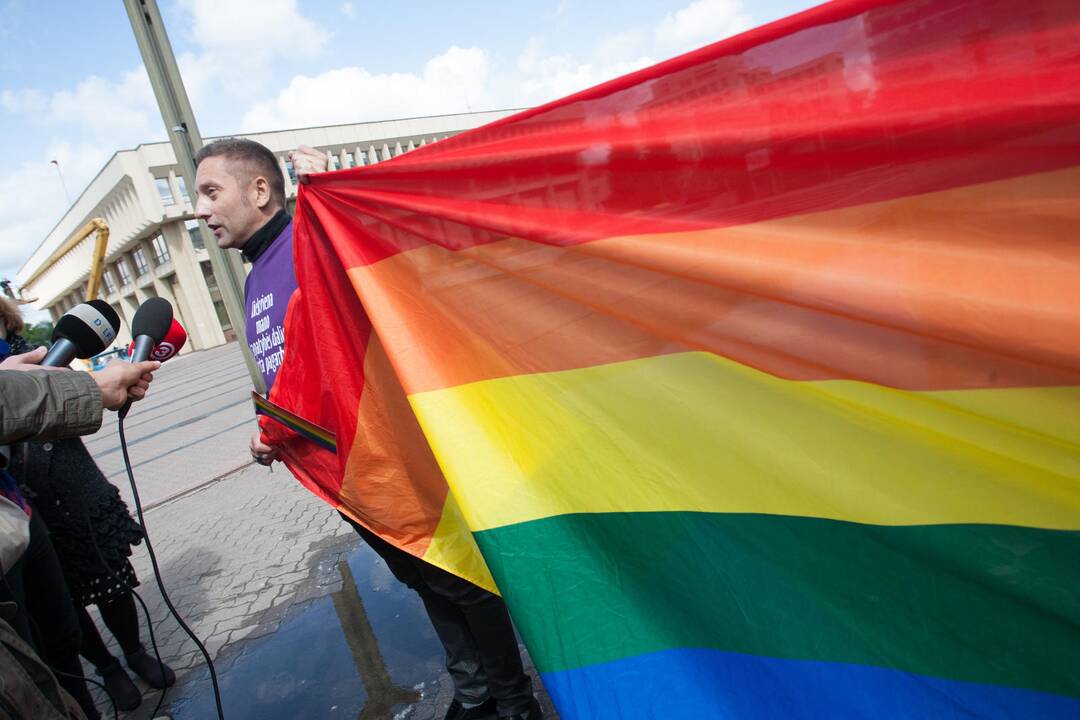 Gėjų lygos skundas dėl vaizdo klipo draudimo teismuose lieka nenagrinėtas