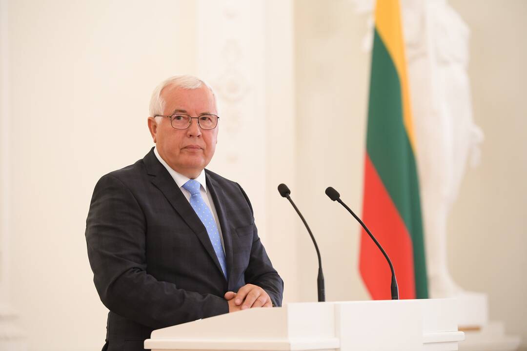 V. Adamkui įteiktas Lenkijos prezidento apdovanojimas