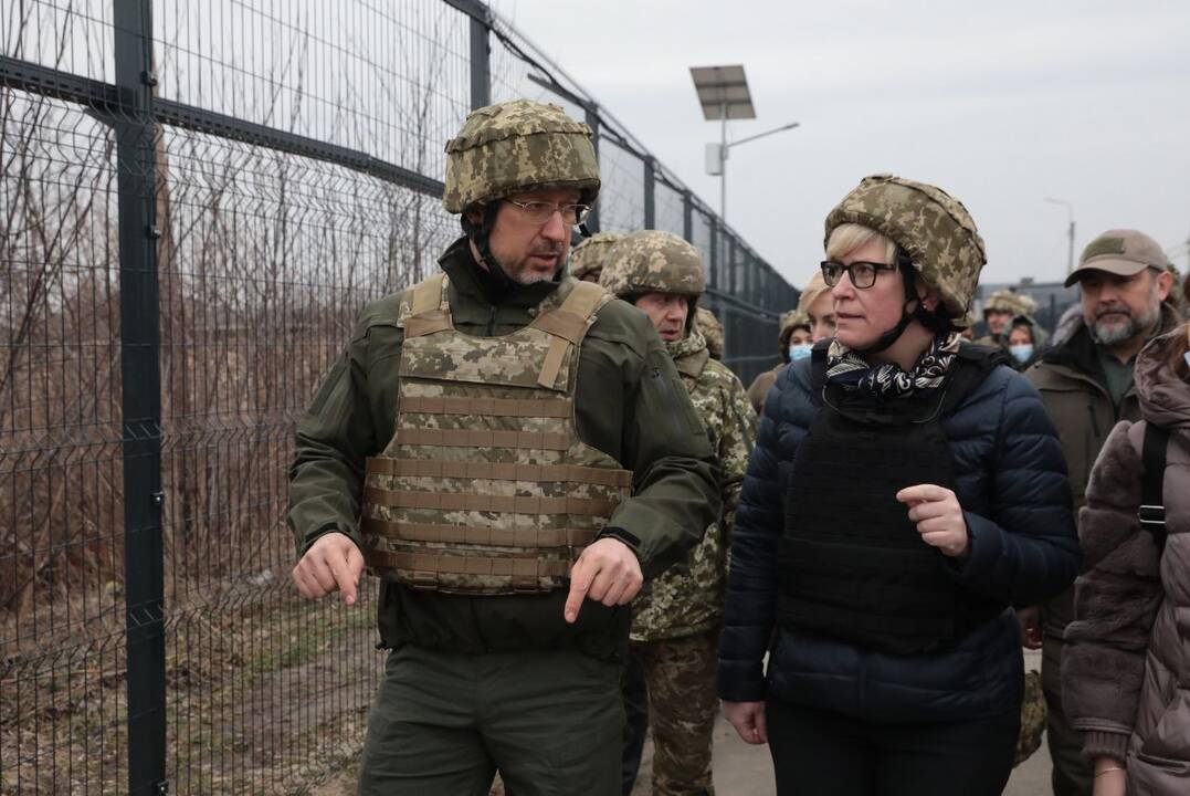 I. Šimonytė atvyko į Luhansko sritį