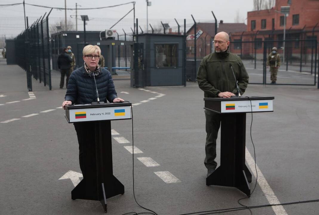 I. Šimonytė atvyko į Luhansko sritį