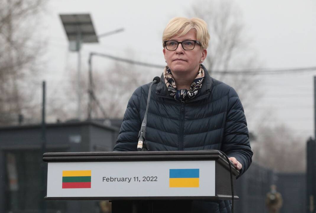 I. Šimonytė atvyko į Luhansko sritį
