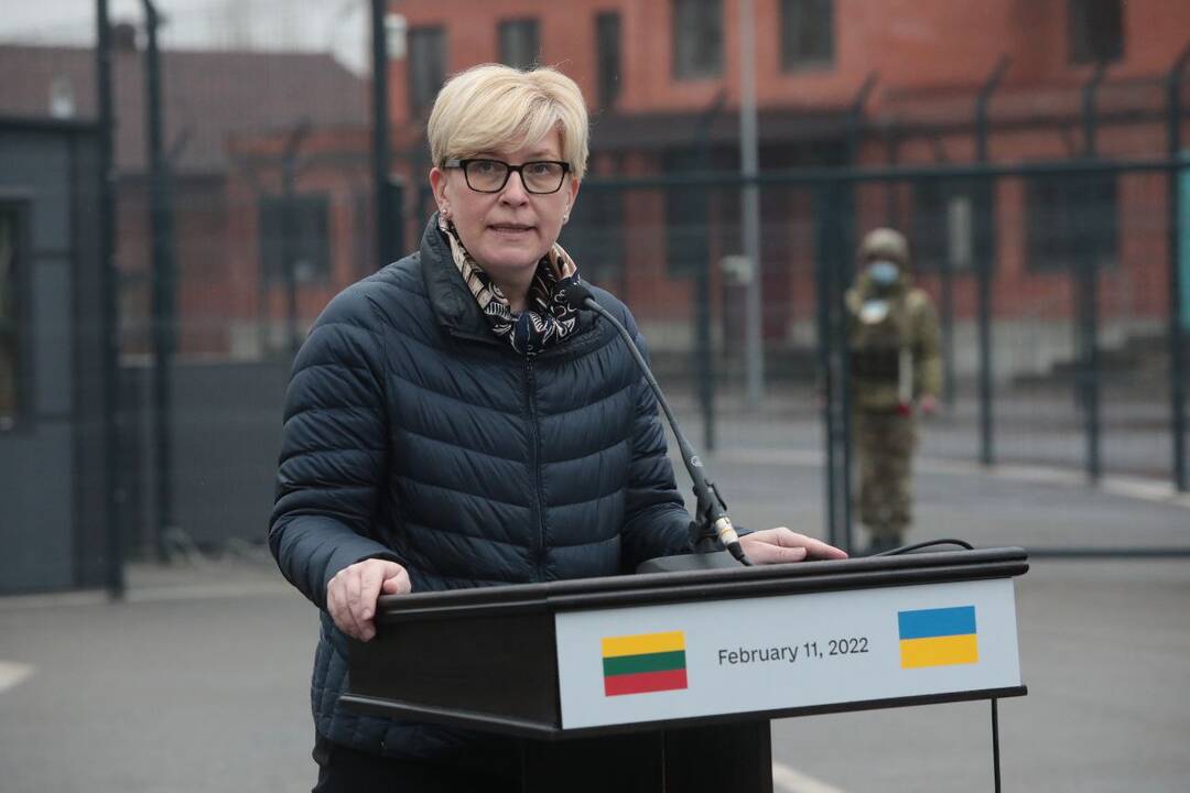 I. Šimonytė atvyko į Luhansko sritį