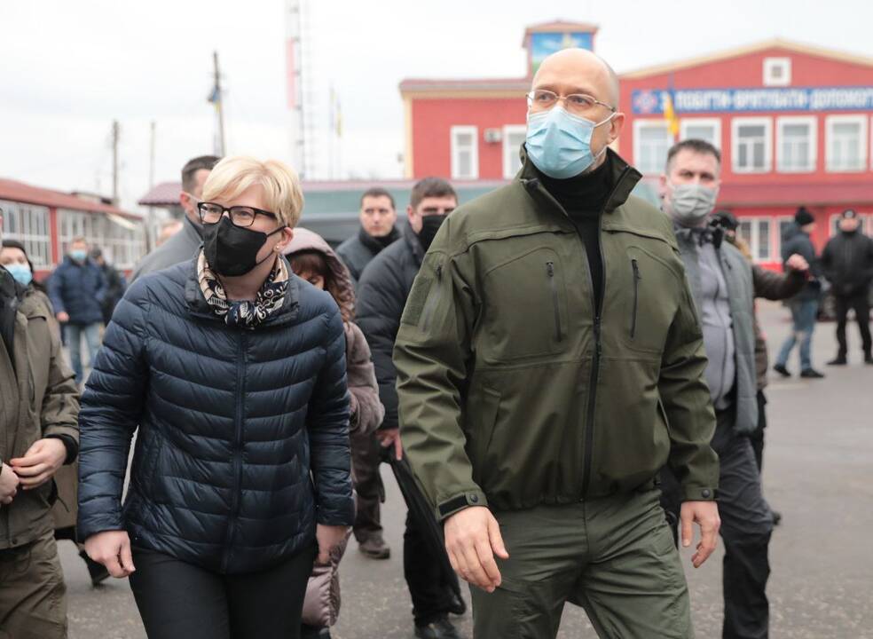I. Šimonytė atvyko į Luhansko sritį