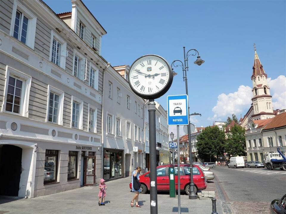 Vilniuje – 15 miesto laikrodžių