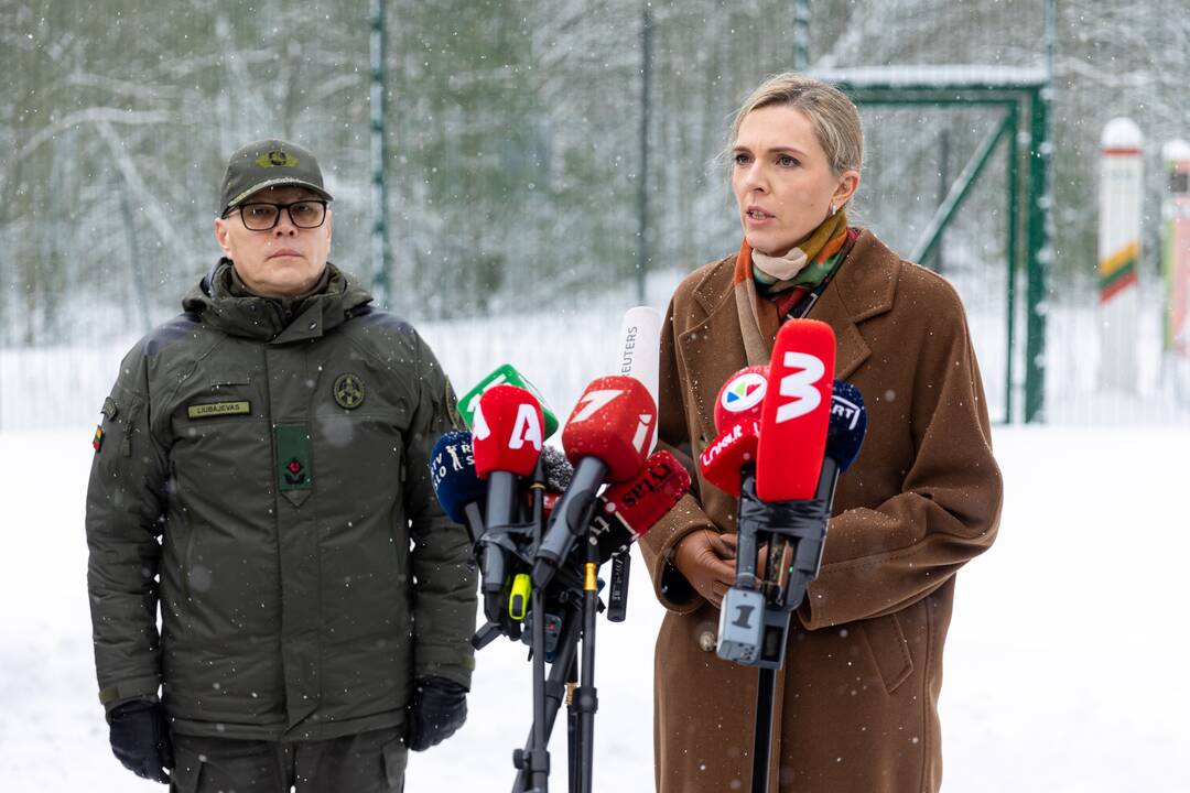 Ministrų vizitas Baltarusijos pasienyje