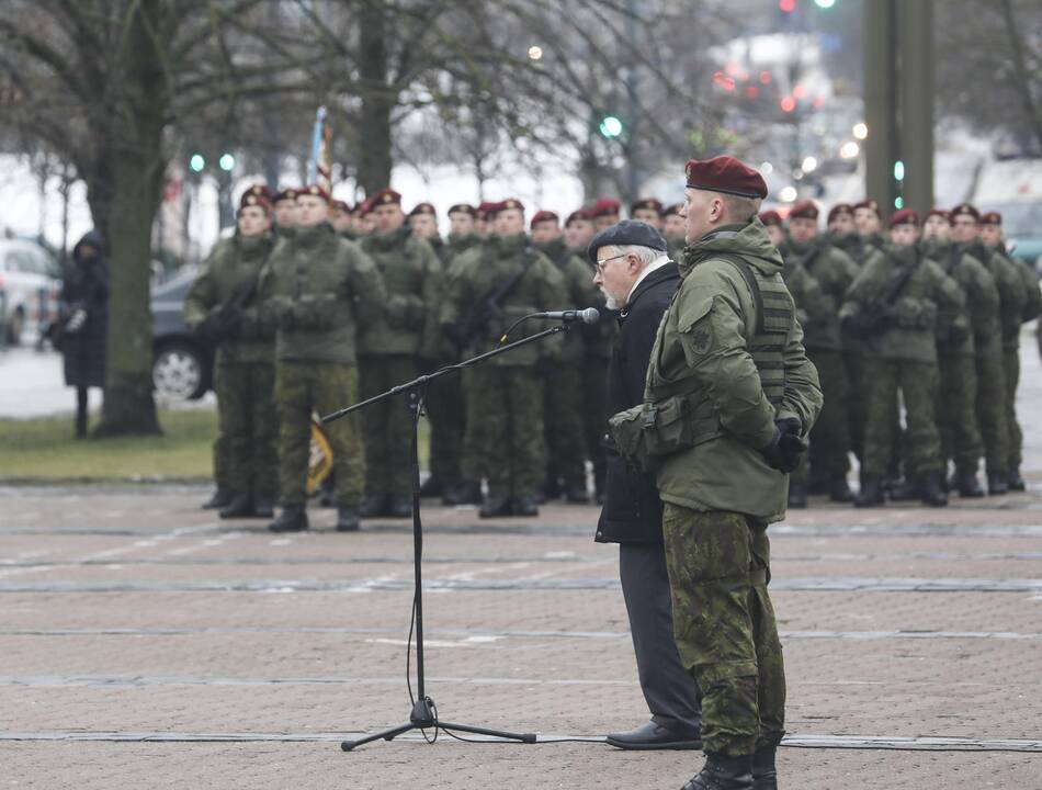 Iškilminga karių savanorių rikiuotė