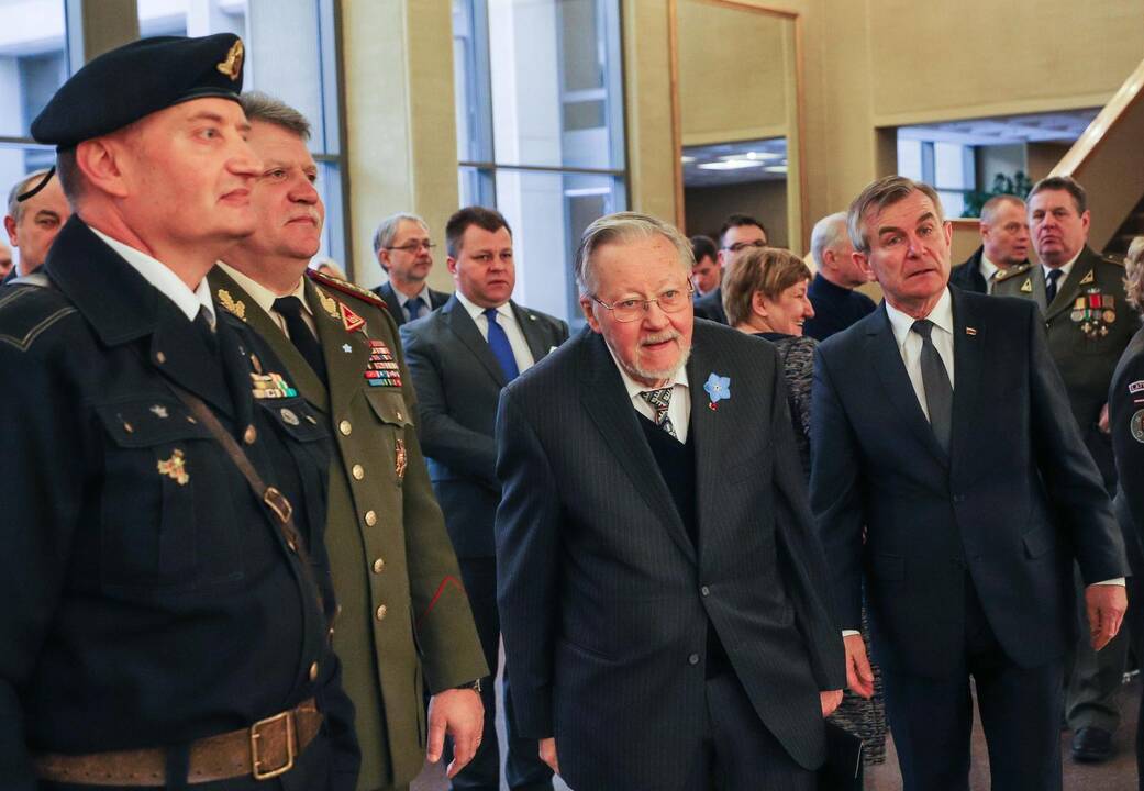 Laisvės gynėjų rikiuotė Seime