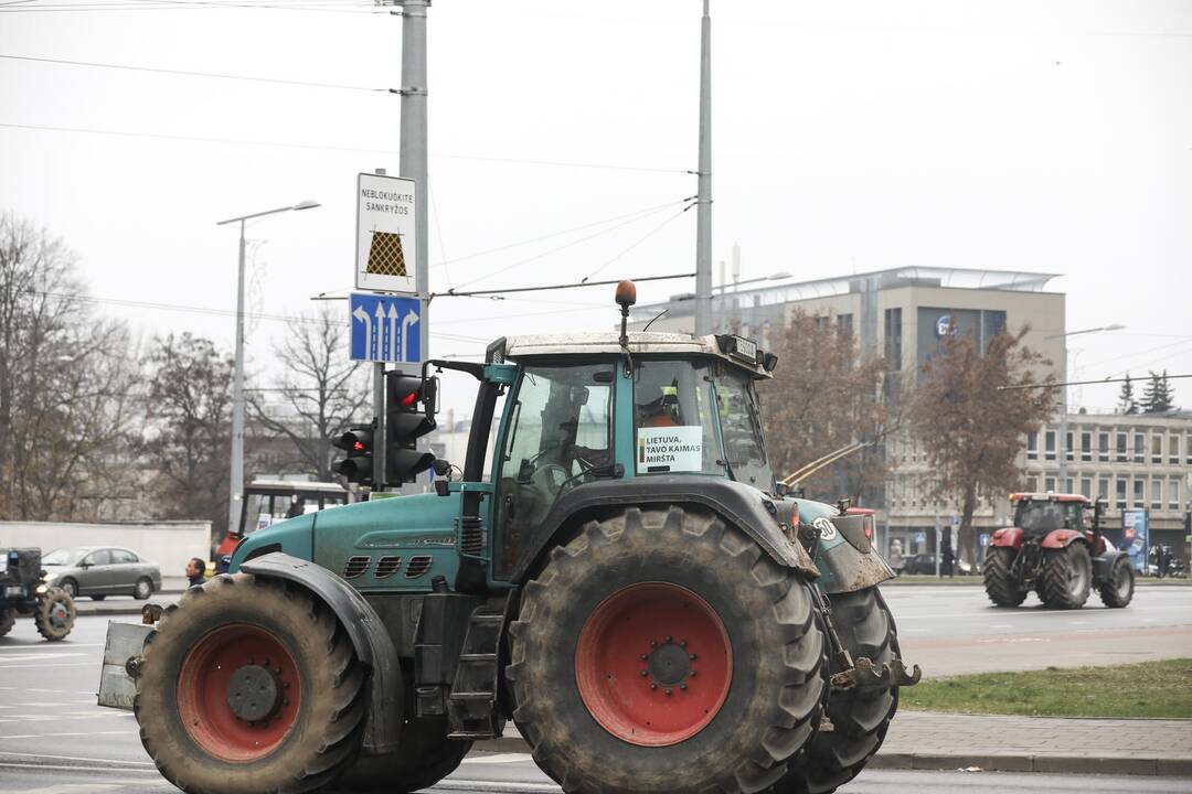 Lietuvoje – ūkininkų protestas
