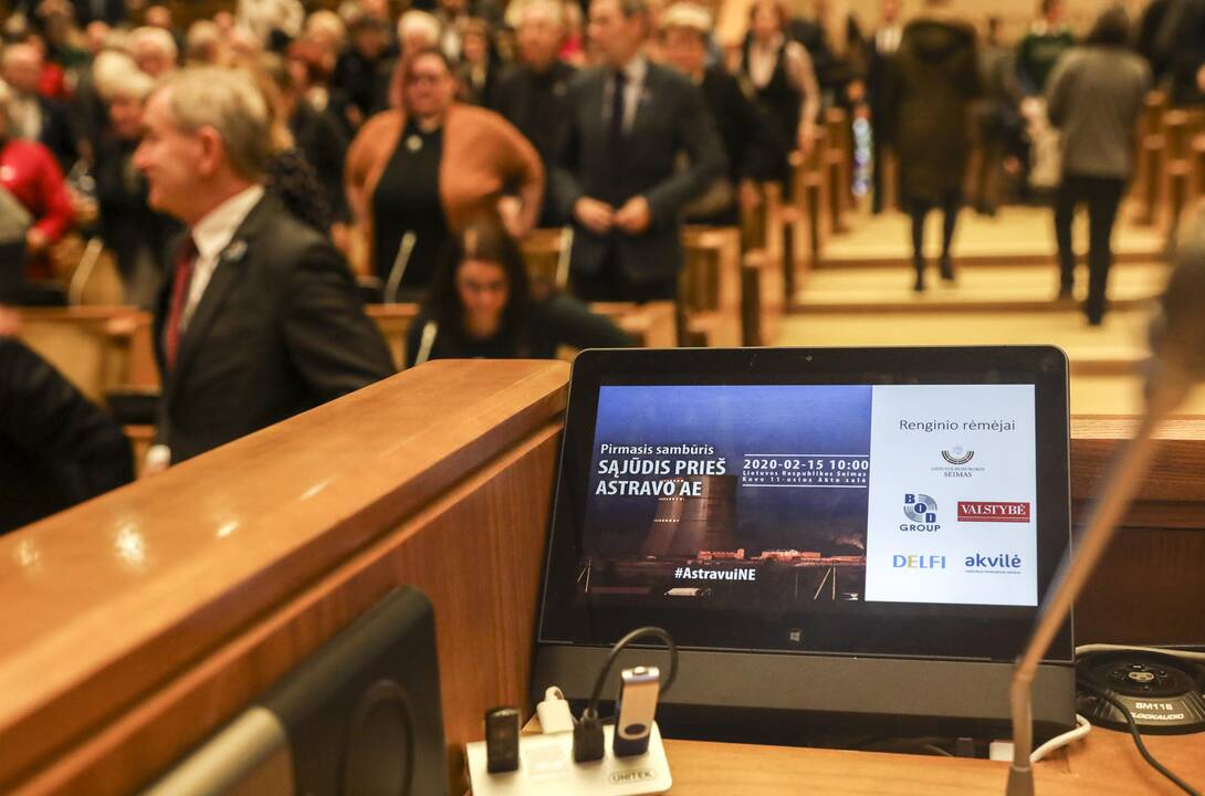 Sąjūdžio prieš Astravo AE suvažiavimas