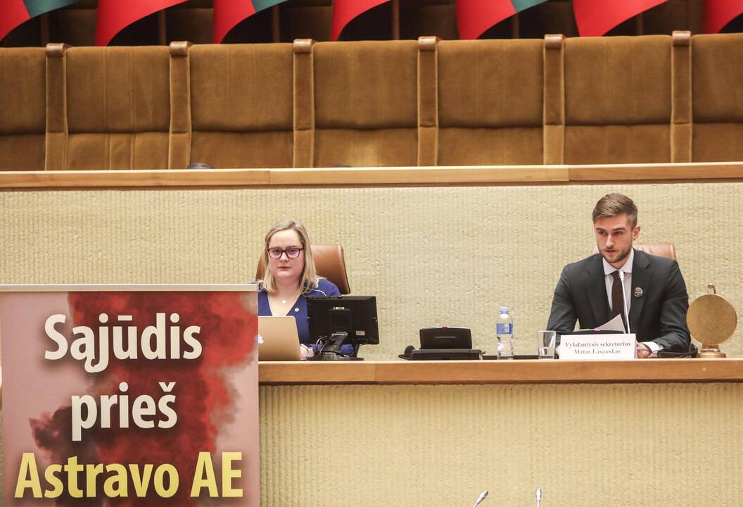 Sąjūdžio prieš Astravo AE suvažiavimas