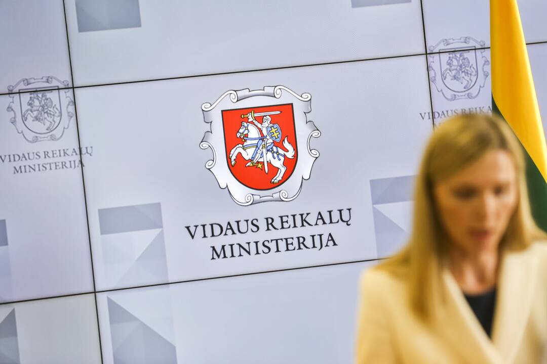 VRM spaudos konferencija dėl migrantų
