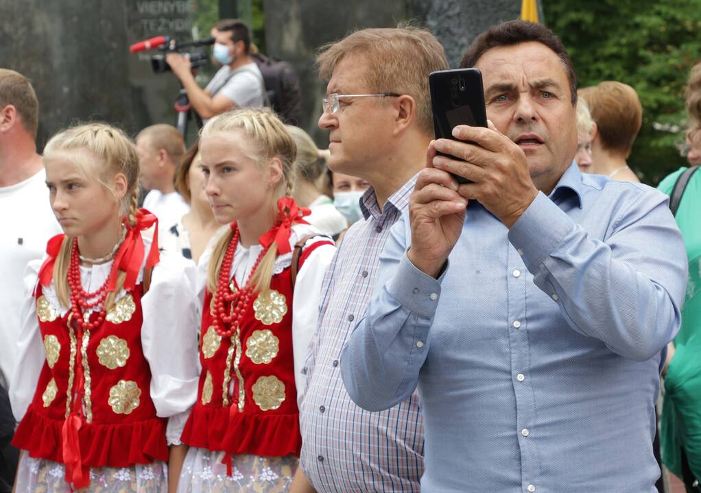 Protestas prie Vyriausybės prieš migrantus
