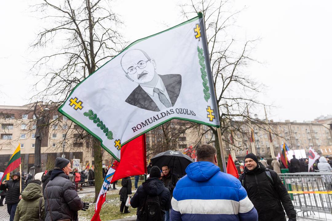 Protestas prie Seimo Sausio 13-ąją