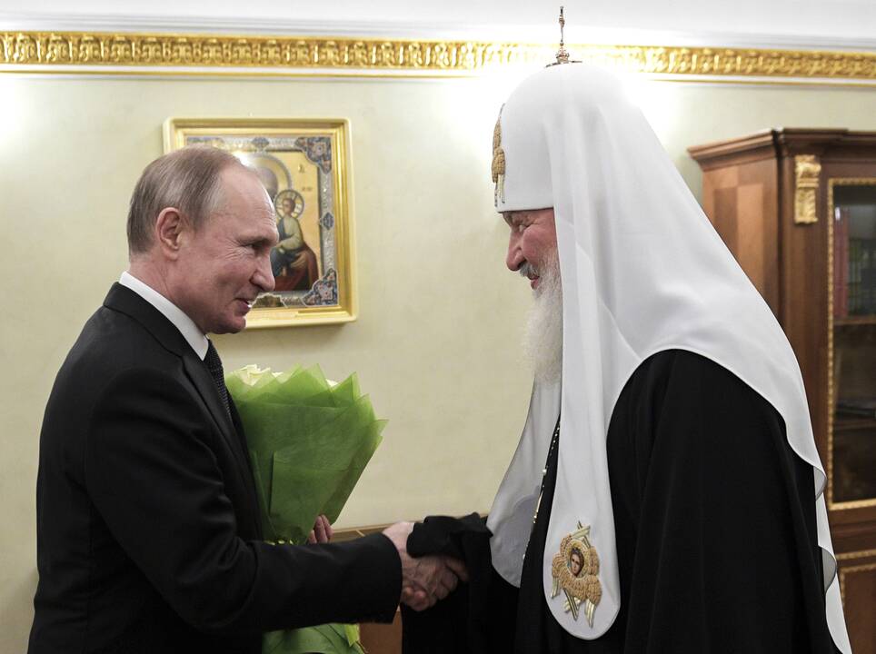 Maskvos patriarchui Kirilui uždrausta atvykti į Lietuvą