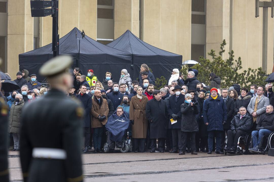 Protestas prie Seimo Sausio 13-ąją