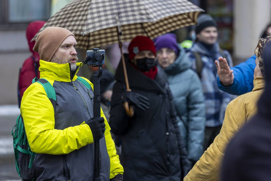 Protestas prie Seimo Sausio 13-ąją