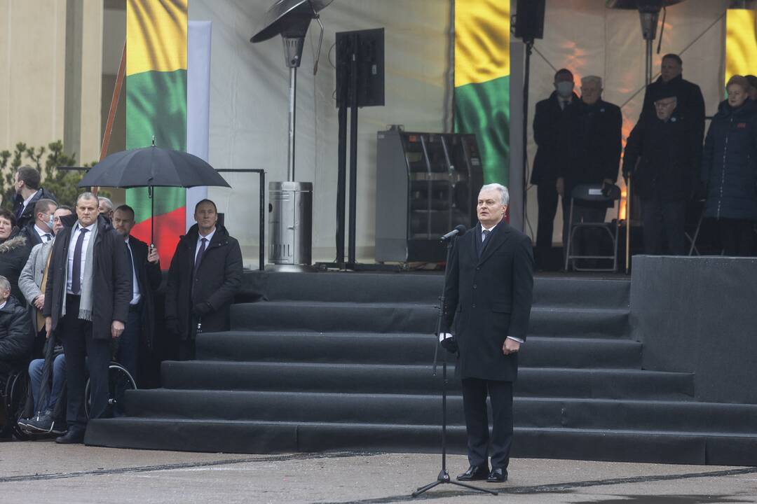 Protestas prie Seimo Sausio 13-ąją