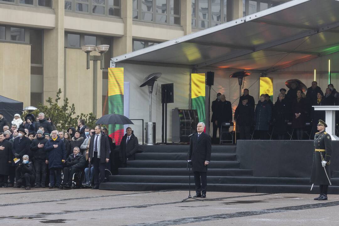 Protestas prie Seimo Sausio 13-ąją
