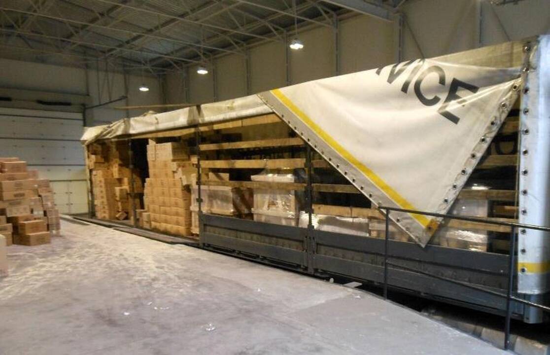 Uostamiestyje sulaikyta beveik milijono eurų verta rūkalų kontrabanda