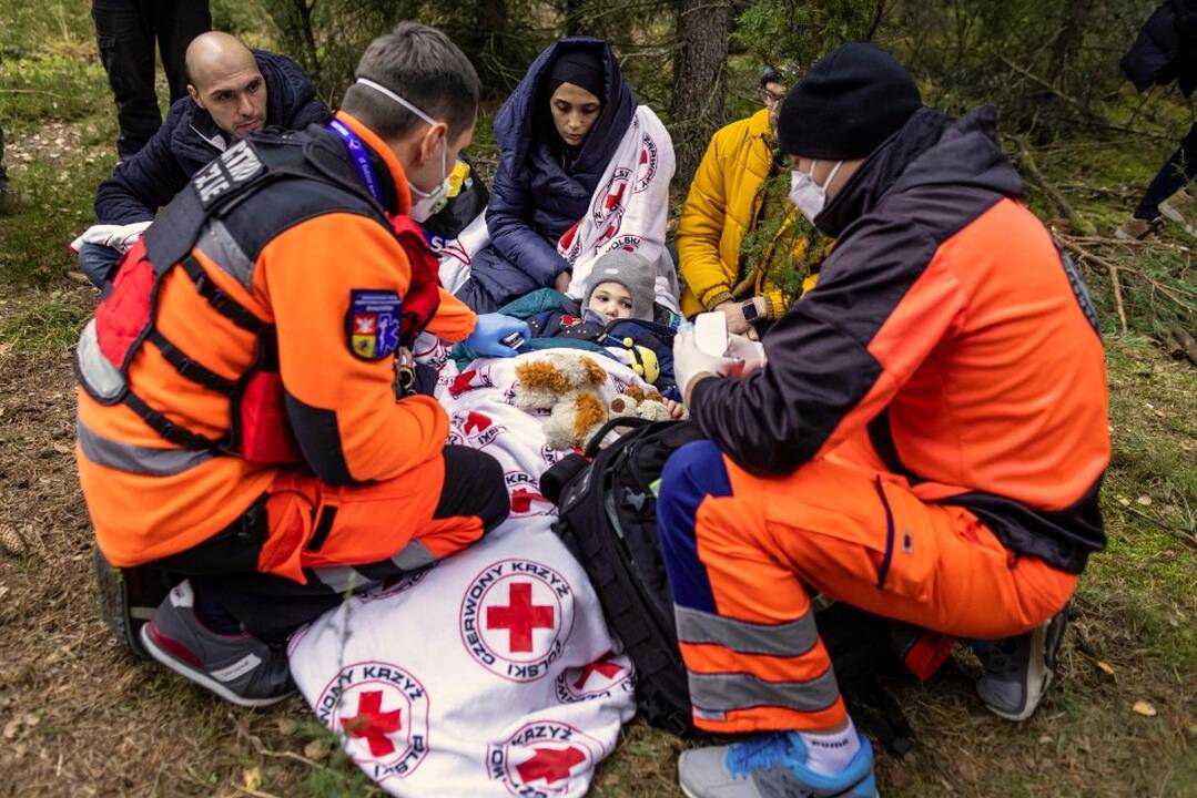 „Raudonojo kryžiaus“ vadovė; neaišku, ar paketai migrantams bus veiksminga parama